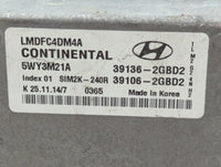 2014-2015 Hyundai Tucson PCM Engine Control Computer ECU ECM PCU OEM P/N:39136-2GBD2 39106-2GBD2 Fits Fits 2014 2015 OEM Use