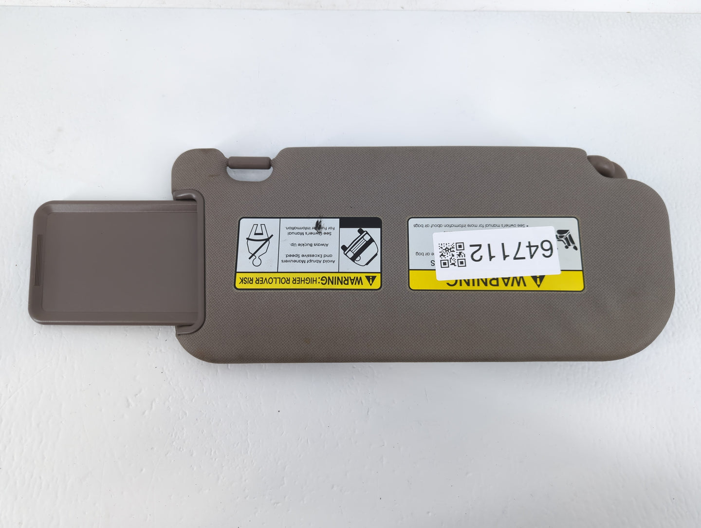 2010-2015 Hyundai Tucson Sun Visor Shade Replacement Driver Left Mirror Fits Fits 2010 2011 2012 2013 2014 2015 OEM Used Aut