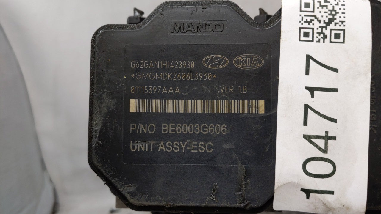 2015-2017 Hyundai Veloster ABS Pump Control Module Replacement P/N:BE6003G606,58920-2V480,58920-2V470 BE6003G606 Fits OEM Us