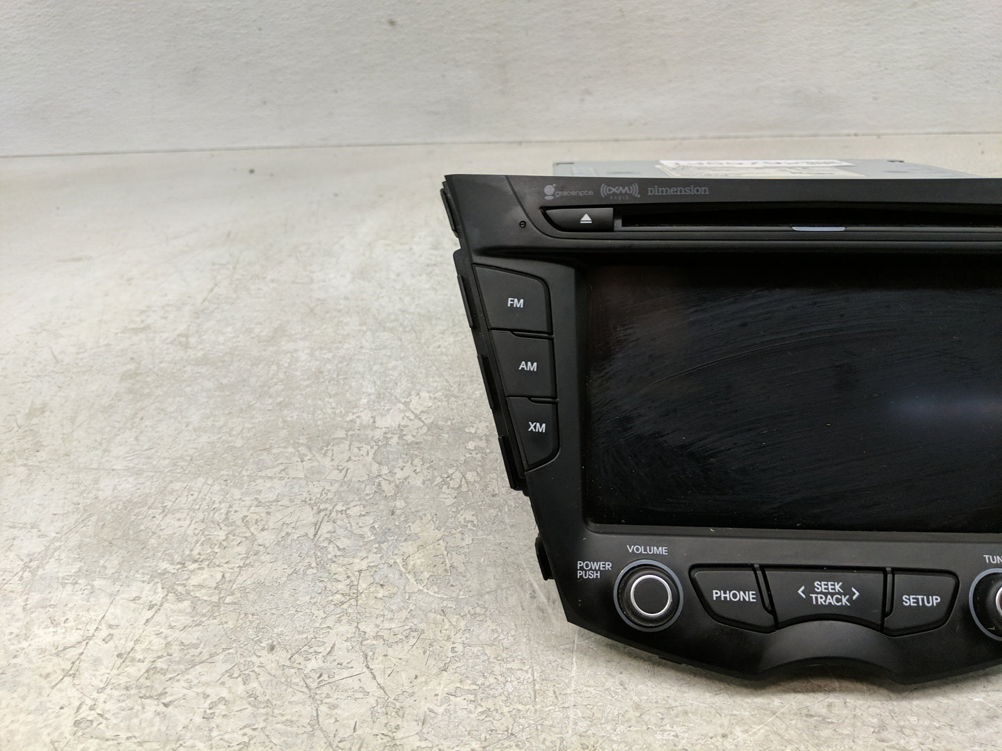 2014-2017 Hyundai Veloster Radio AM FM Cd Player Receiver Replacement P/N:965602V731 Fits Fits 2014 2015 2016 2017 OEM Used 