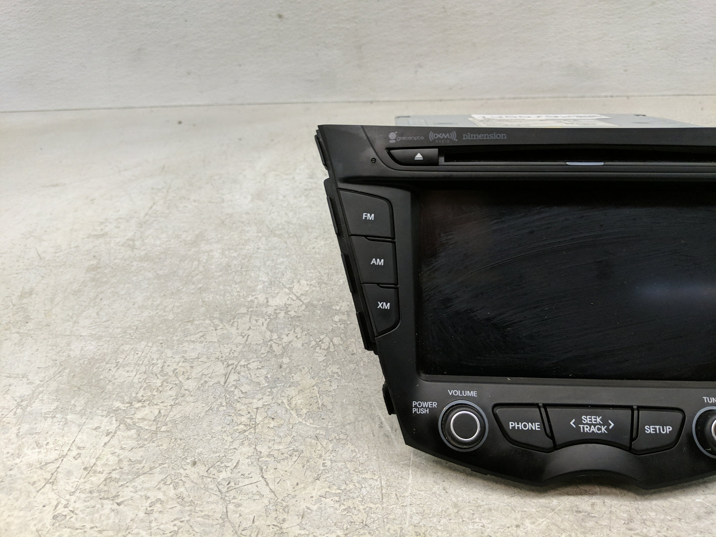 2014-2017 Hyundai Veloster Radio AM FM Cd Player Receiver Replacement P/N:965602V731 Fits Fits 2014 2015 2016 2017 OEM Used 
