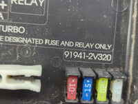 2015-2017 Hyundai Veloster Fusebox Fuse Box Panel Relay Module P/N:91941-2V320 Fits Fits 2015 2016 2017 OEM Used Auto Parts 