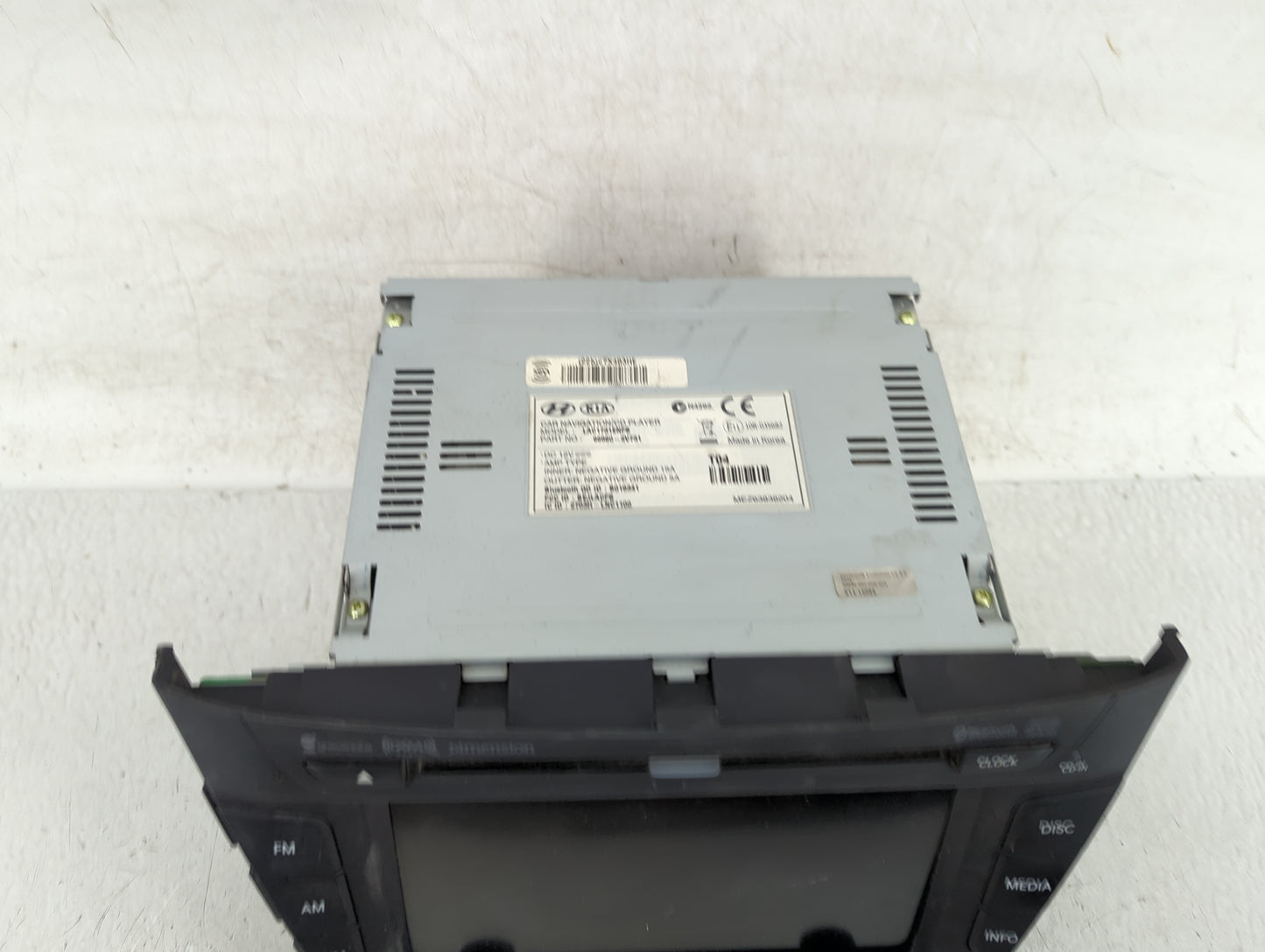 2015 Hyundai Veloster Radio AM FM Cd Player Receiver Replacement P/N:96560-2V741 Fits OEM Used Auto Parts - Oemusedautoparts