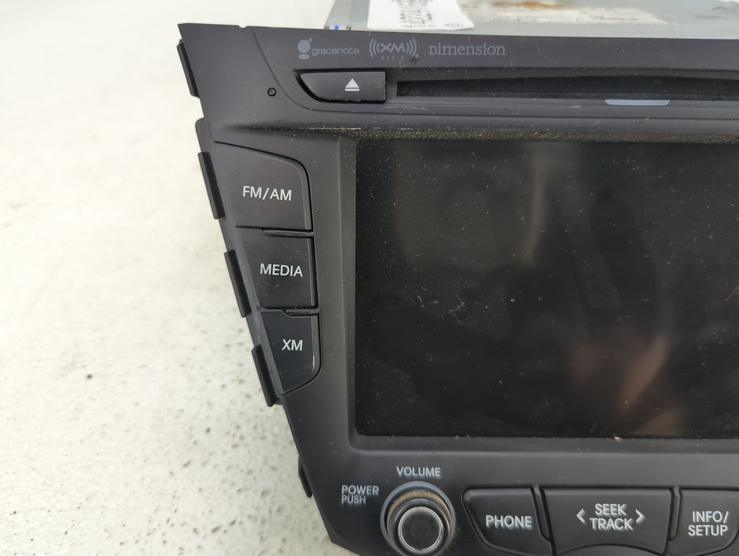 2012-2015 Hyundai Veloster Radio AM FM Cd Player Receiver Replacement P/N:96560-2V701 Fits Fits 2012 2013 2014 2015 OEM Used