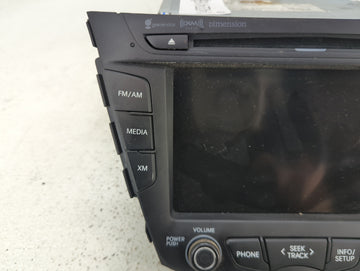 2012-2015 Hyundai Veloster Radio AM FM Cd Player Receiver Replacement P/N:96560-2V701 Fits Fits 2012 2013 2014 2015 OEM Used Auto Parts
