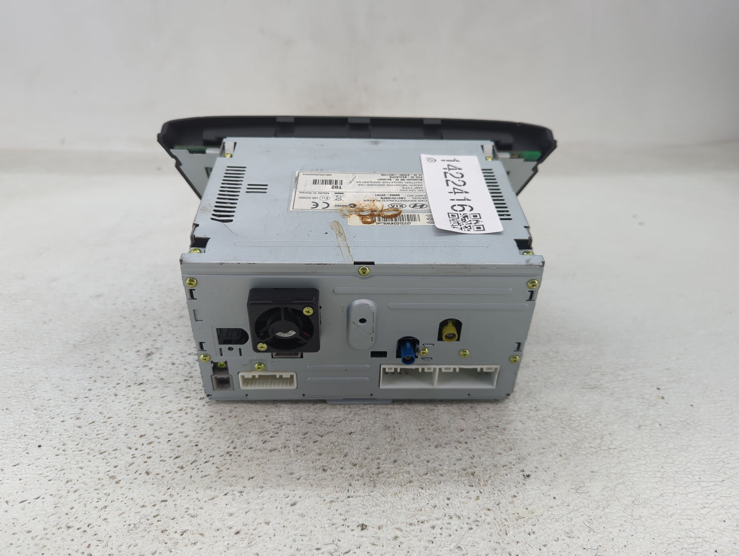 2012-2015 Hyundai Veloster Radio AM FM Cd Player Receiver Replacement P/N:96560-2V701 Fits Fits 2012 2013 2014 2015 OEM Used