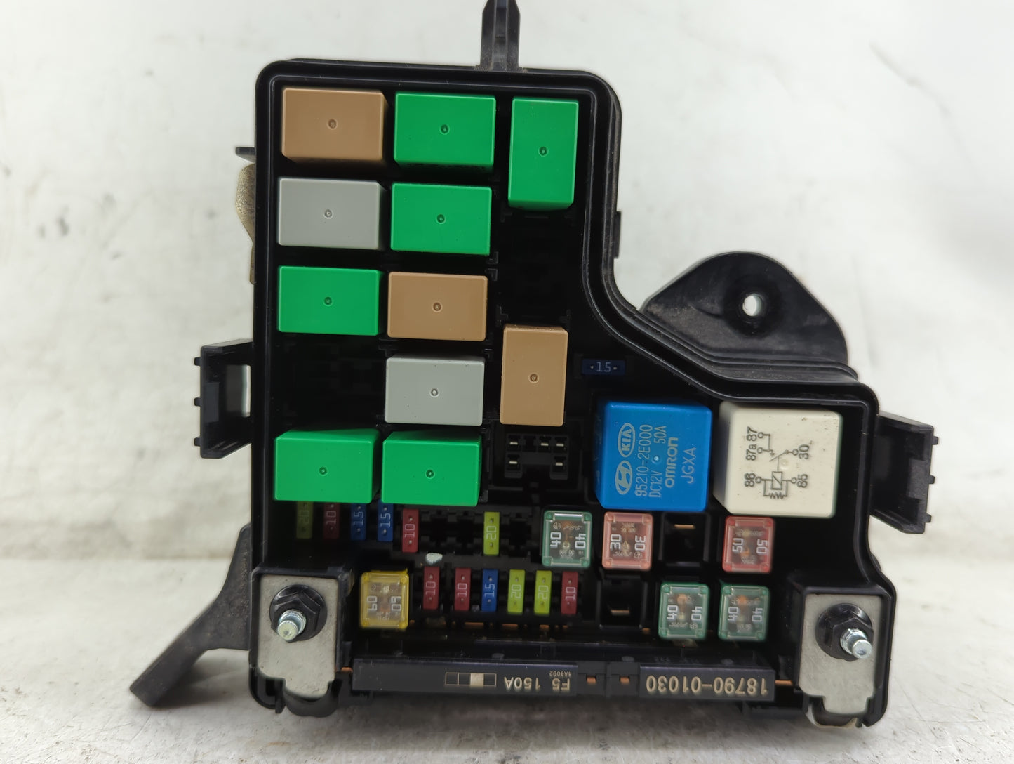 2015-2017 Hyundai Veloster Fusebox Fuse Box Panel Relay Module P/N:91301 2V065 Fits Fits 2015 2016 2017 OEM Used Auto Parts 