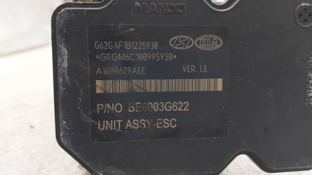 2015 Hyundai Veloster ABS Pump Control Module Replacement P/N:BE6003G606 58920-2V480, 58920-2V470, BE6003G622 Fits OEM Used 