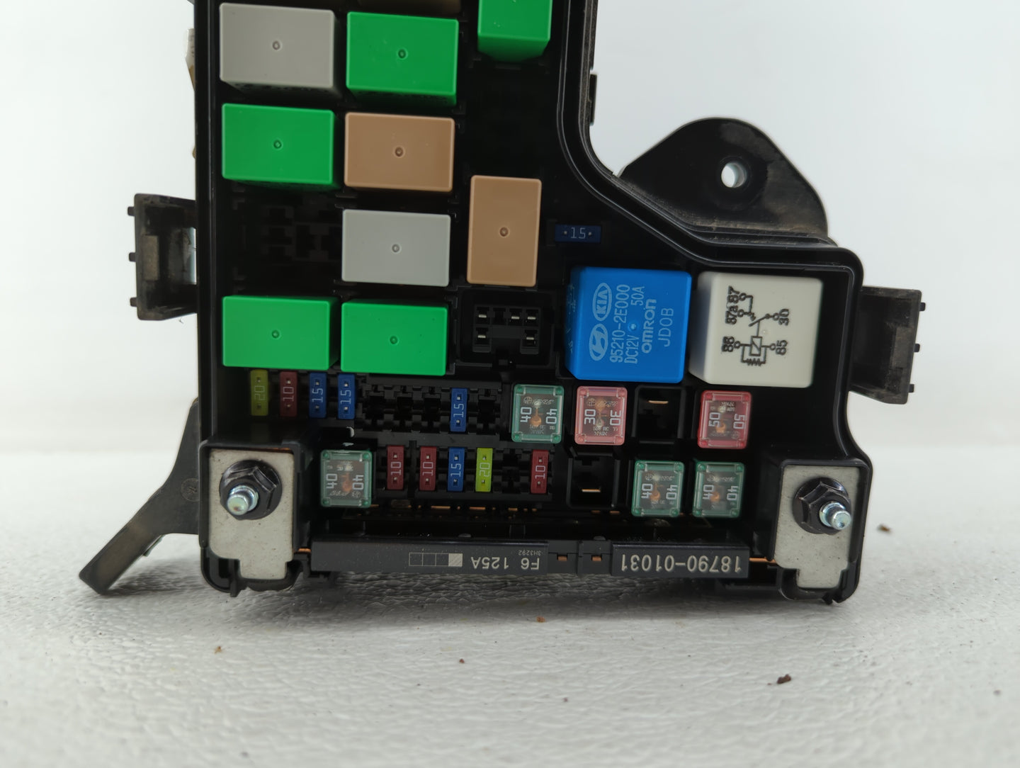 2015-2017 Hyundai Veloster Fusebox Fuse Box Panel Relay Module P/N:91207 2V017 Fits Fits 2015 2016 2017 OEM Used Auto Parts 