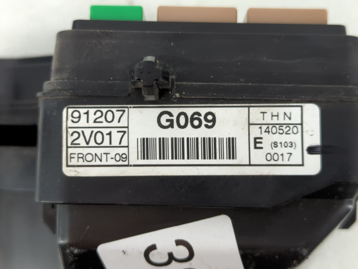 2015-2017 Hyundai Veloster Fusebox Fuse Box Panel Relay Module P/N:91207 2V017 Fits Fits 2015 2016 2017 OEM Used Auto Parts 