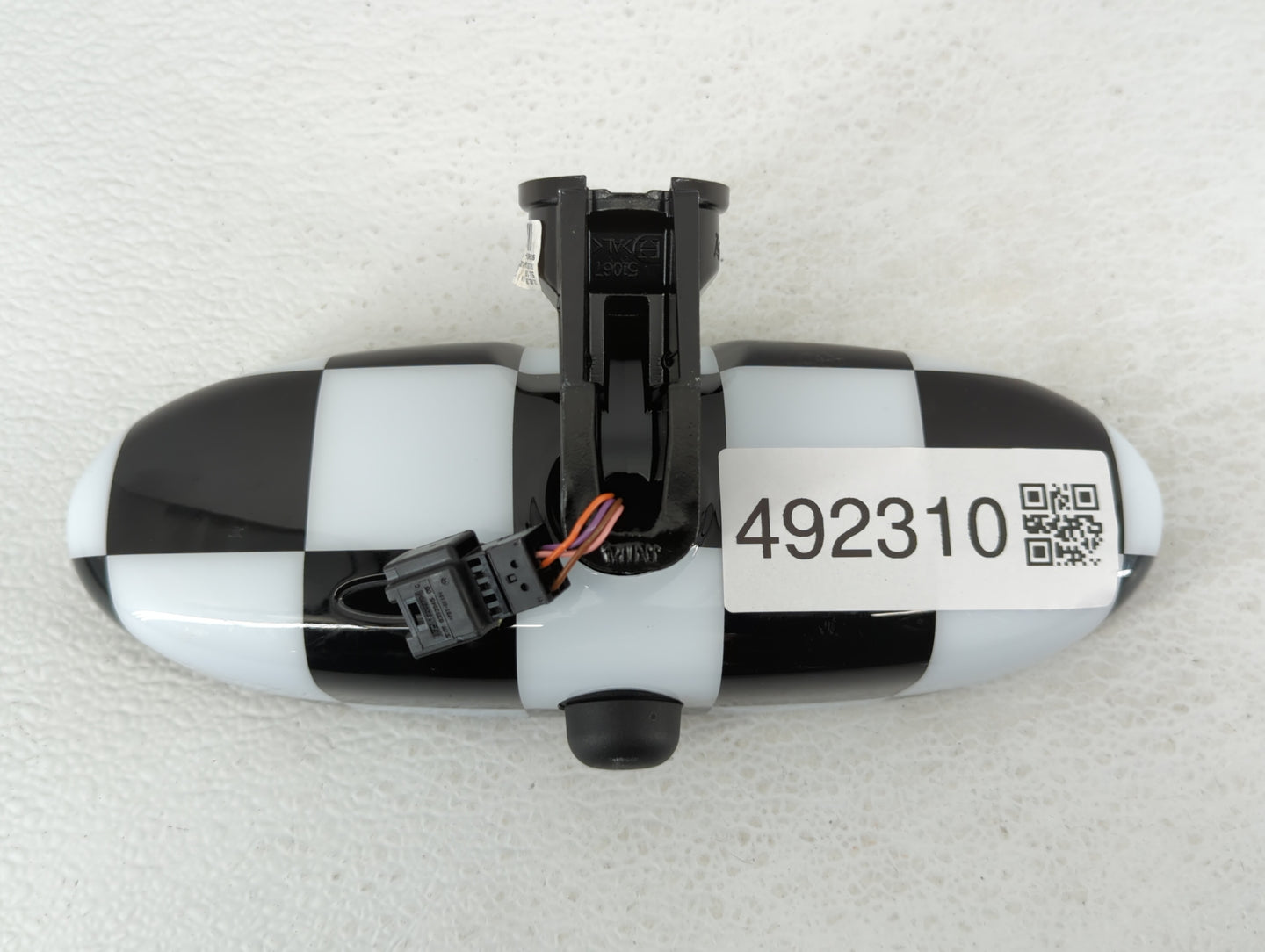 2019-2020 Hyundai Veloster Interior Rear View Mirror Replacement OEM P/N:A046412 E4012143 Fits Fits 2018 2019 2020 2021 2022