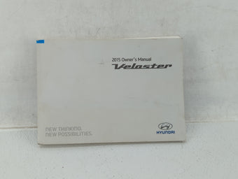 compare product 2015 Hyundai Veloster Owners Manual Book Guide OEM Used Auto Parts