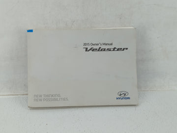 2015 Hyundai Veloster Owners Manual Book Guide OEM Used Auto Parts - Oemusedautoparts1.com