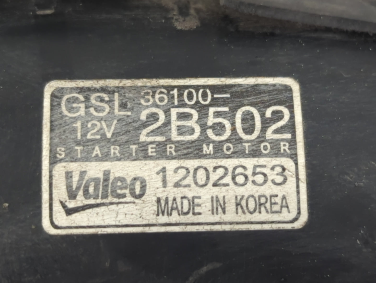 2013-2017 Hyundai Veloster Car Starter Motor Solenoid OEM P/N:1202653 36100-2B502 Fits Fits 2012 2013 2014 2015 2016 2017 OE