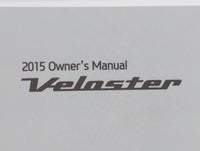 2015 Hyundai Veloster Owners Manual Book Guide P/N:F2V0-EU4DF OEM Used Auto Parts - Oemusedautoparts1.com