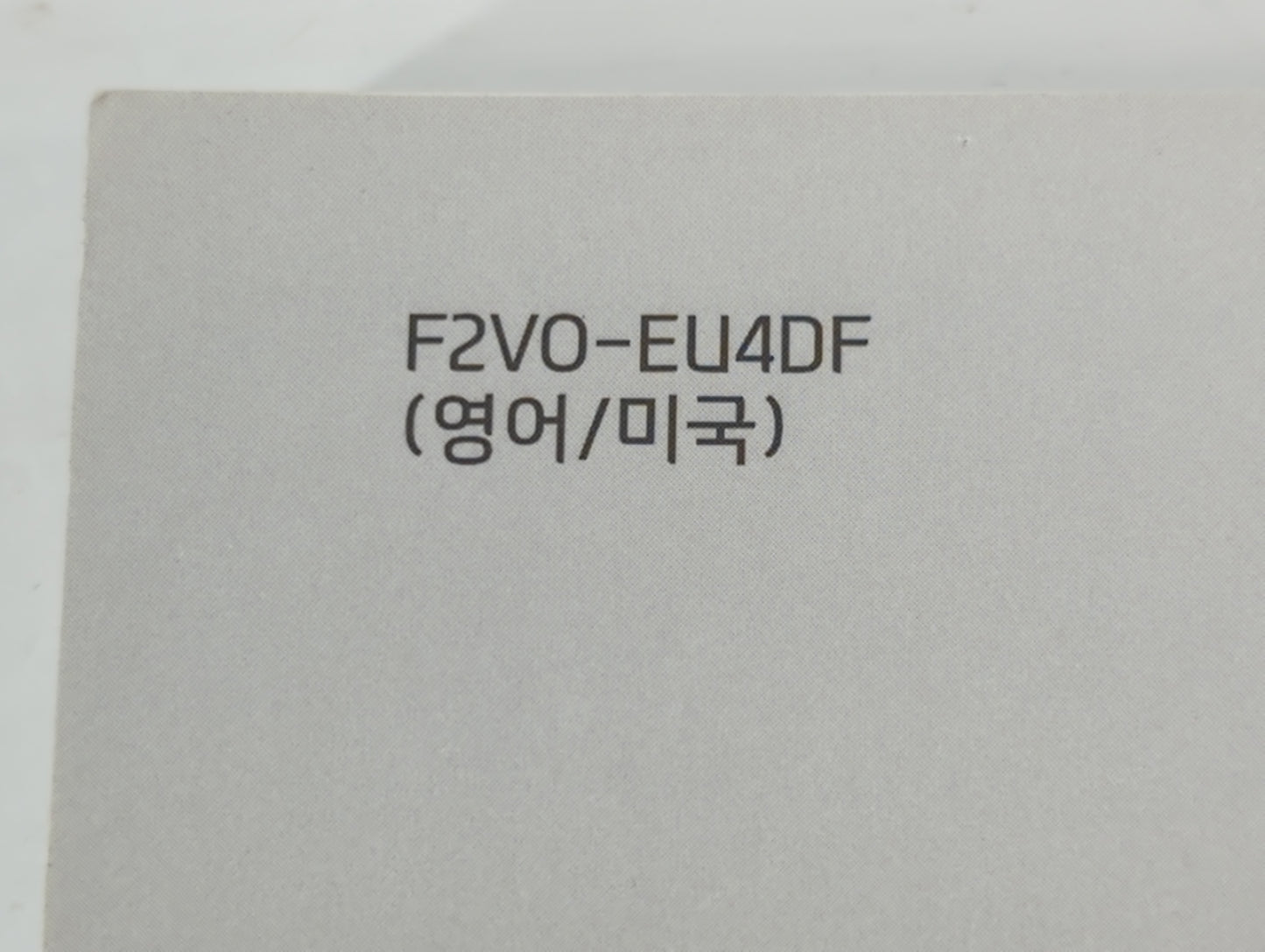 2015 Hyundai Veloster Owners Manual Book Guide P/N:F2V0-EU4DF OEM Used Auto Parts - Oemusedautoparts1.com