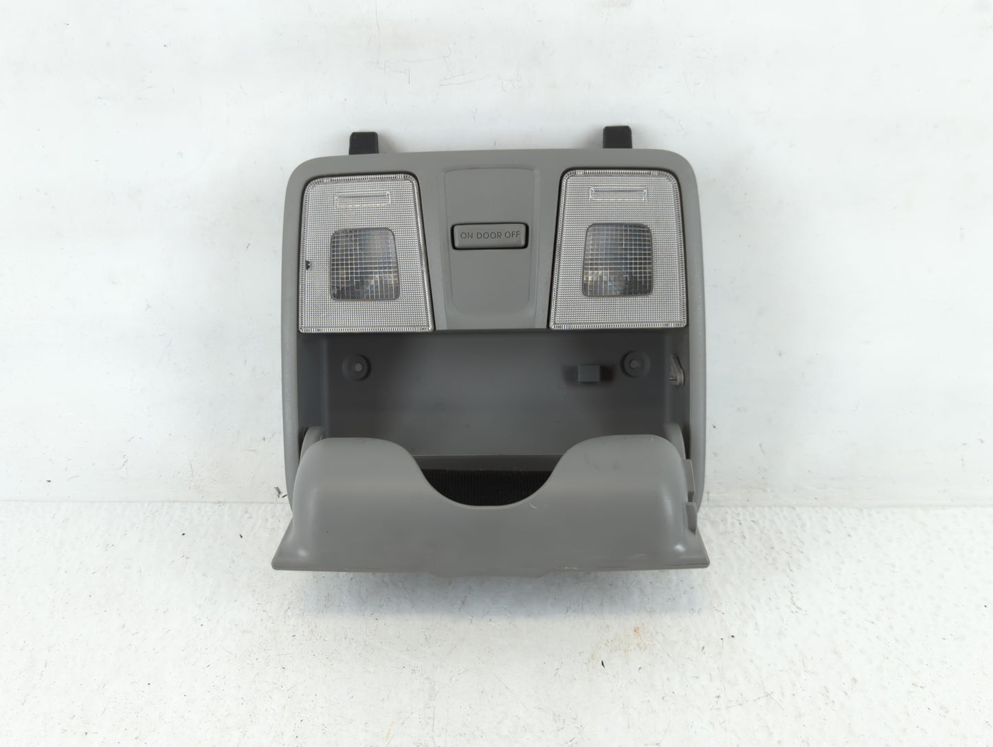 2015 Hyundai Veloster Overhead Roof Console Grey - Oemusedautoparts1.com