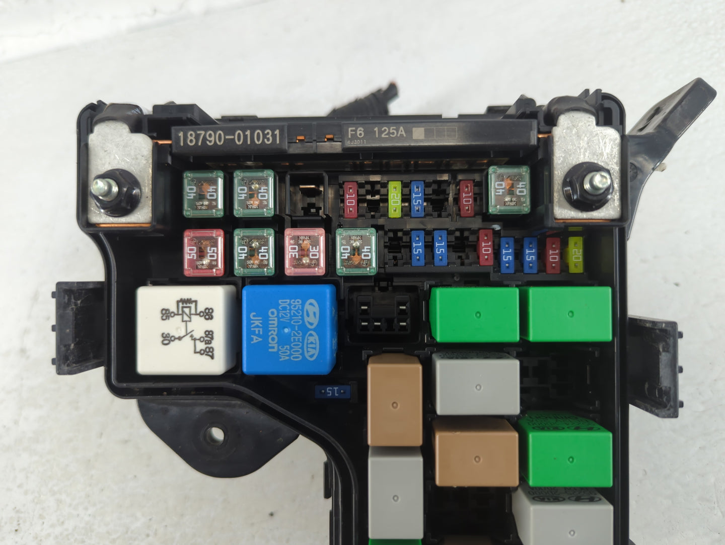 2015-2017 Hyundai Veloster Fusebox Fuse Box Panel Relay Module P/N:G173 91236 2V098 Fits Fits 2015 2016 2017 OEM Used Auto P