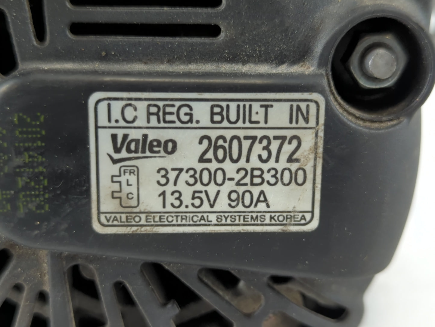 2012-2017 Hyundai Veloster Alternator Replacement Generator Charging Assembly Engine OEM P/N:2607372 37300-2B300 Fits OEM Us