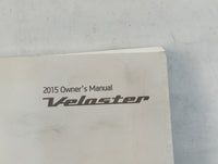 2015 Hyundai Veloster Owners Manual Book Guide P/N:F2V0-EU47C OEM Used Auto Parts - Oemusedautoparts1.com