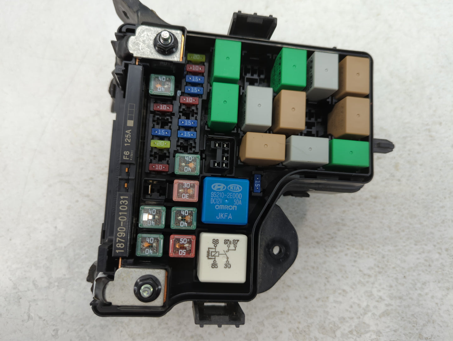 2015-2017 Hyundai Veloster Fusebox Fuse Box Panel Relay Module P/N:G173 91236 2V098 Fits Fits 2015 2016 2017 OEM Used Auto P