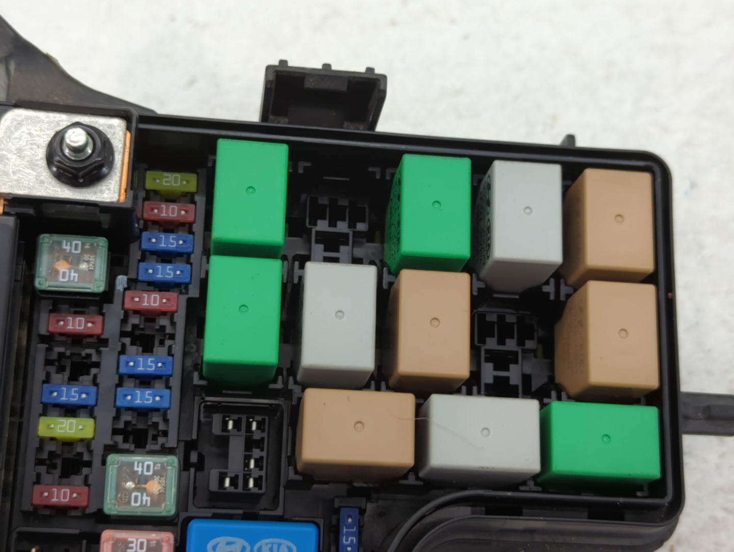 2015-2017 Hyundai Veloster Fusebox Fuse Box Panel Relay Module P/N:G173 91236 2V098 Fits Fits 2015 2016 2017 OEM Used Auto P