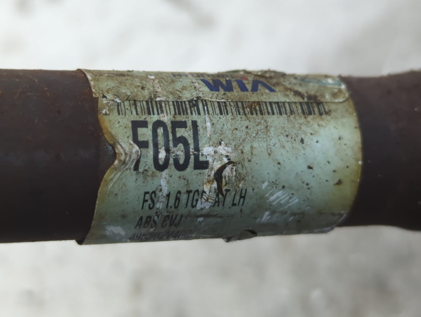 2013-2015 Hyundai Veloster Axle Shaft Front Driver Cv C/v - Oemusedautoparts1.com
