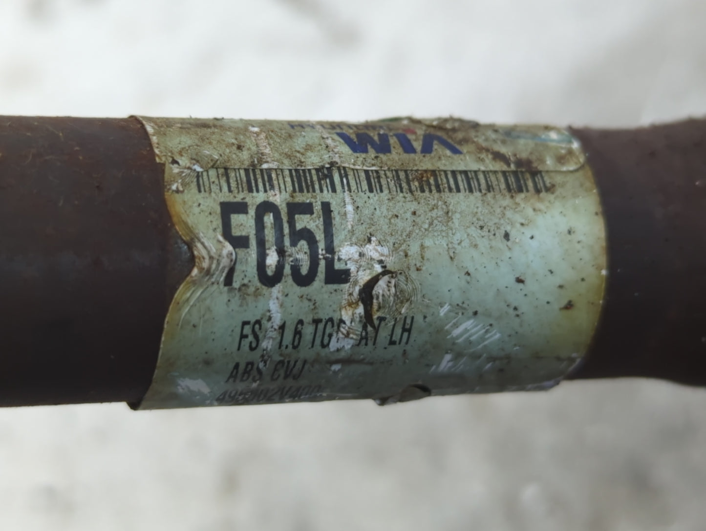 2013-2015 Hyundai Veloster Axle Shaft Front Driver Cv C/v - Oemusedautoparts1.com