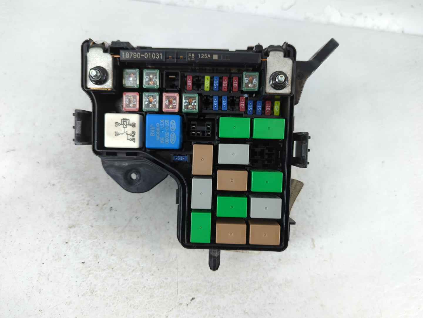 2015-2017 Hyundai Veloster Fusebox Fuse Box Panel Relay Module P/N:91236 2V058 Fits Fits 2015 2016 2017 OEM Used Auto Parts 