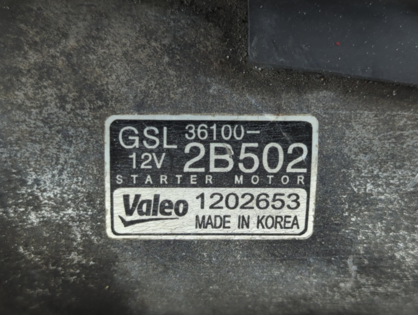 2013-2017 Hyundai Veloster Car Starter Motor Solenoid OEM P/N:36100-2B502 Fits Fits 2012 2013 2014 2015 2016 2017 OEM Used A