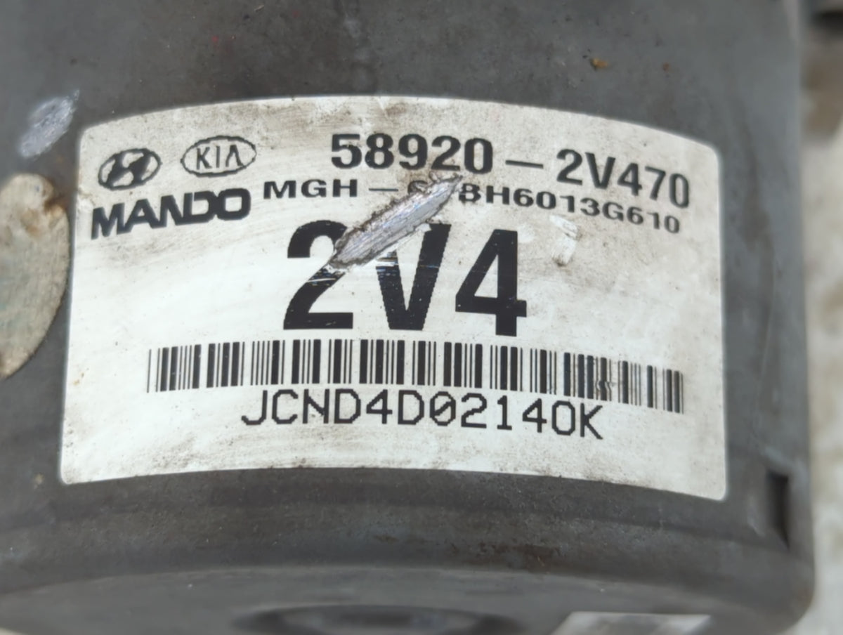 2015-2017 Hyundai Veloster Anti-Lock Brake ABS Pump Module Actuator OEM P/N:58920-2V470 Fits Fits 2015 2016 2017 OEM Used Au