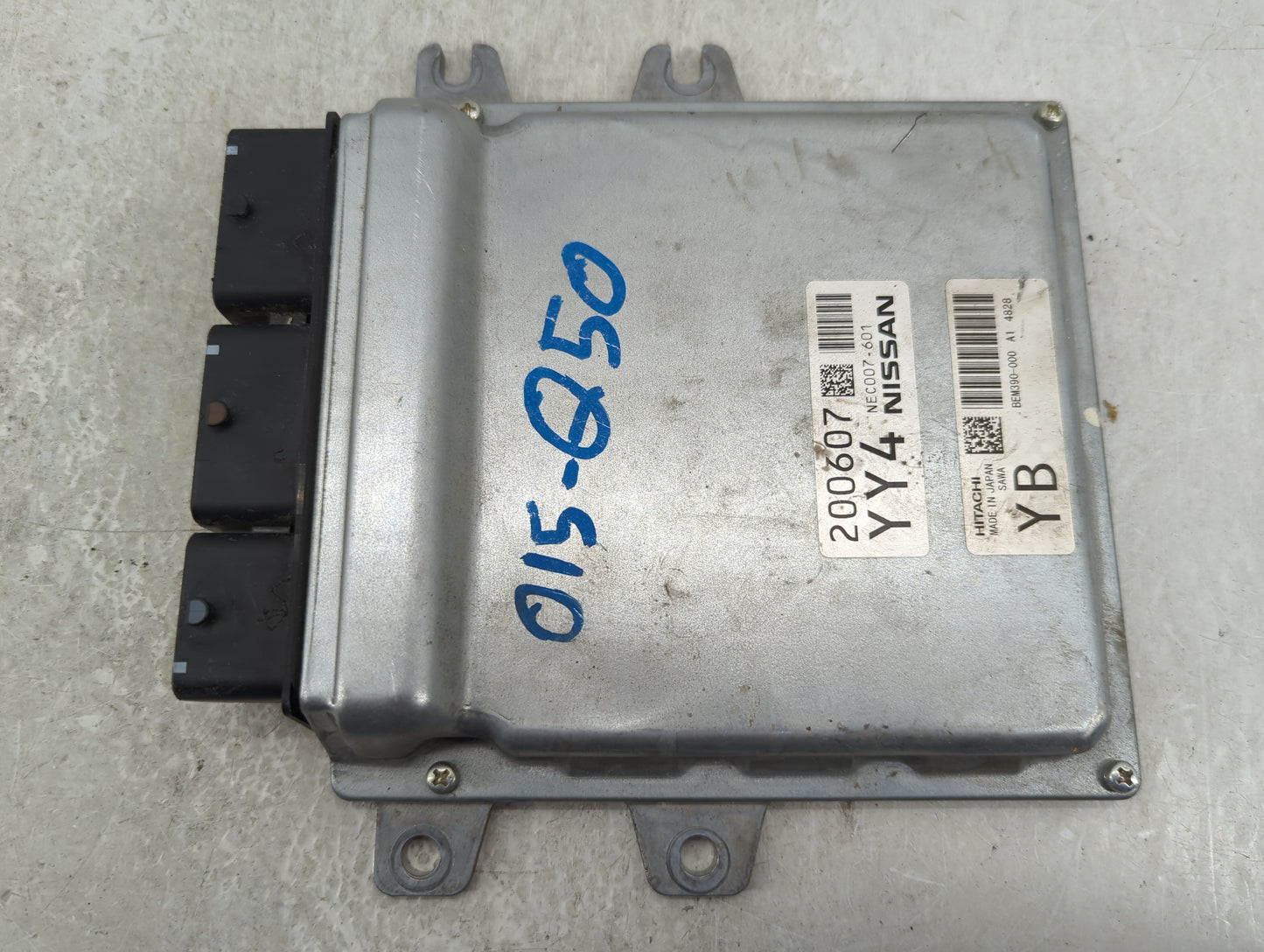 2015 Infiniti Q40 PCM Engine Control Computer ECU ECM PCU OEM P/N:NEC007-601 BEM390-000 Fits Fits 2012 2013 2014 2016 2017 O