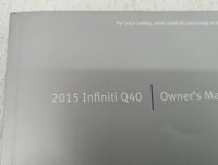 2015 Infiniti Q40 Owners Manual Book Guide OEM Used Auto Parts - Oemusedautoparts1.com