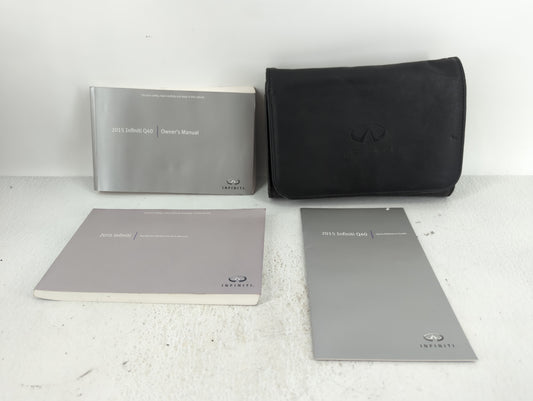2015 Infiniti Q40 Owners Manual Book Guide OEM Used Auto Parts - Oemusedautoparts1.com