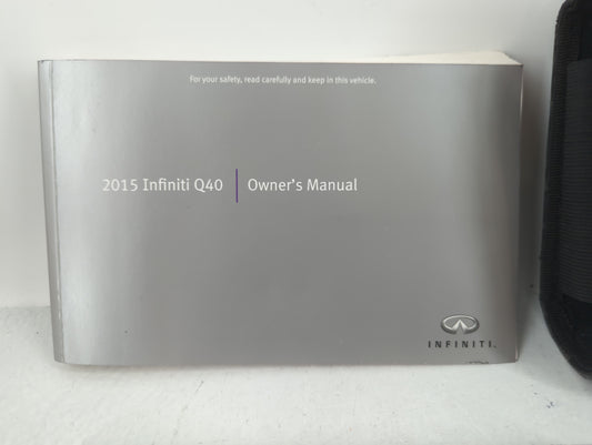 2015 Infiniti Q40 Owners Manual Book Guide OEM Used Auto Parts