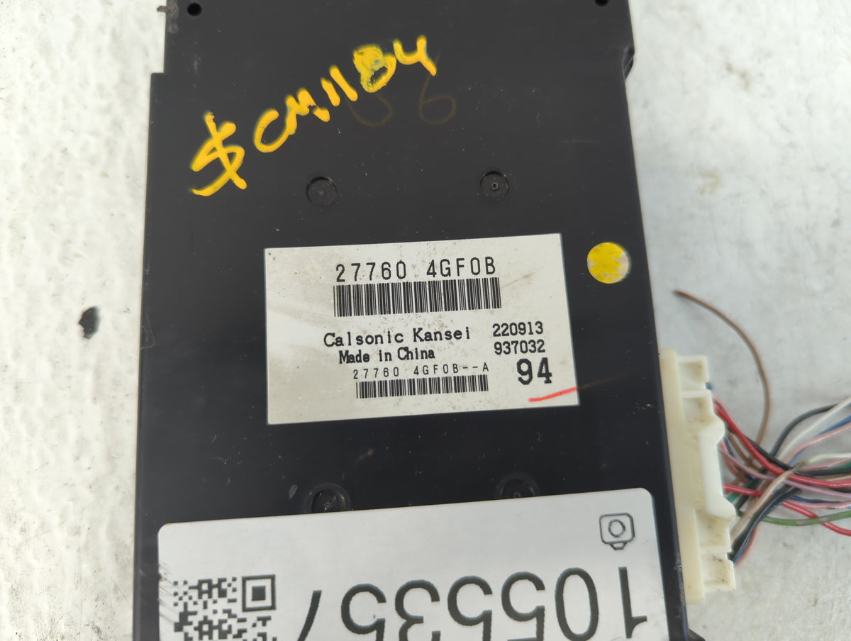 2015 Infiniti Q50 TEMPERATURE CONTROL MODULE 1055357 - Oemusedautoparts1.com