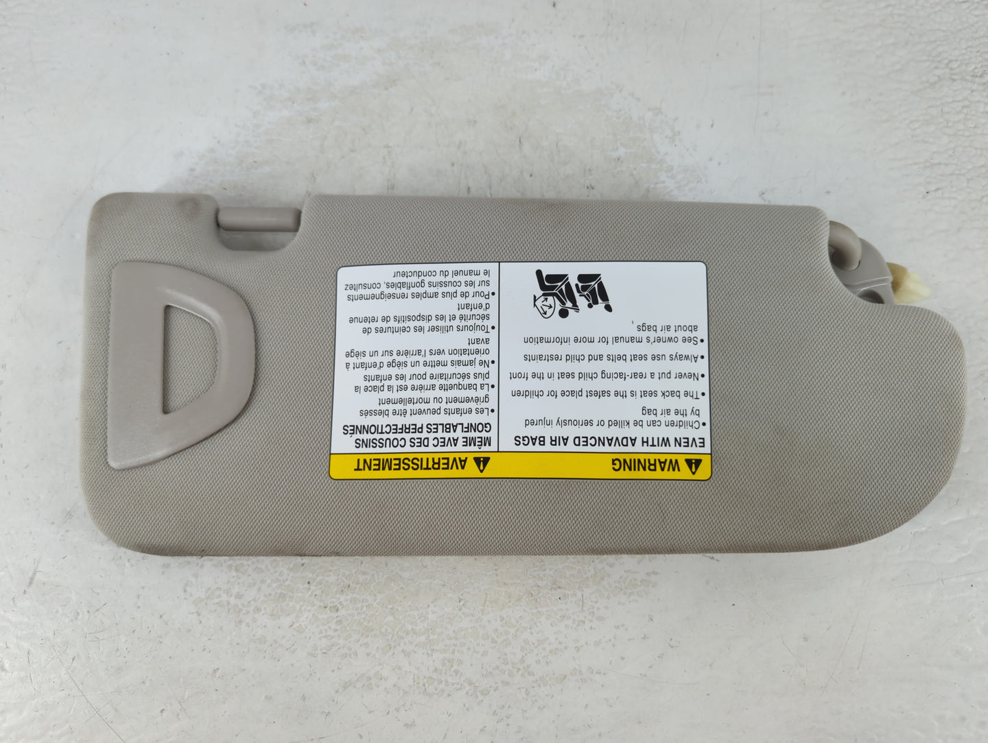 2014-2020 Infiniti Q50 Sun Visor Shade Replacement Driver Left Mirror Fits Fits 2014 2015 2016 2017 2018 2019 2020 OEM Used 