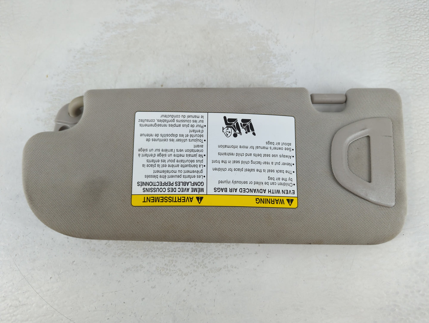 2014-2020 Infiniti Q50 Sun Visor Shade Replacement Passenger Right Mirror Fits Fits 2014 2015 2016 2017 2018 2019 2020 OEM U