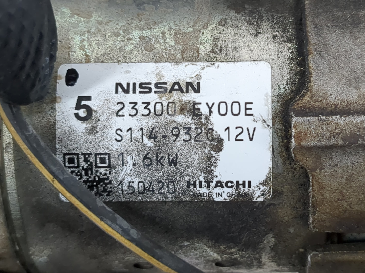 2014-2020 Infiniti Q50 Car Starter Motor Solenoid OEM P/N:23300 EY00E Fits OEM Used Auto Parts - Oemusedautoparts1.com