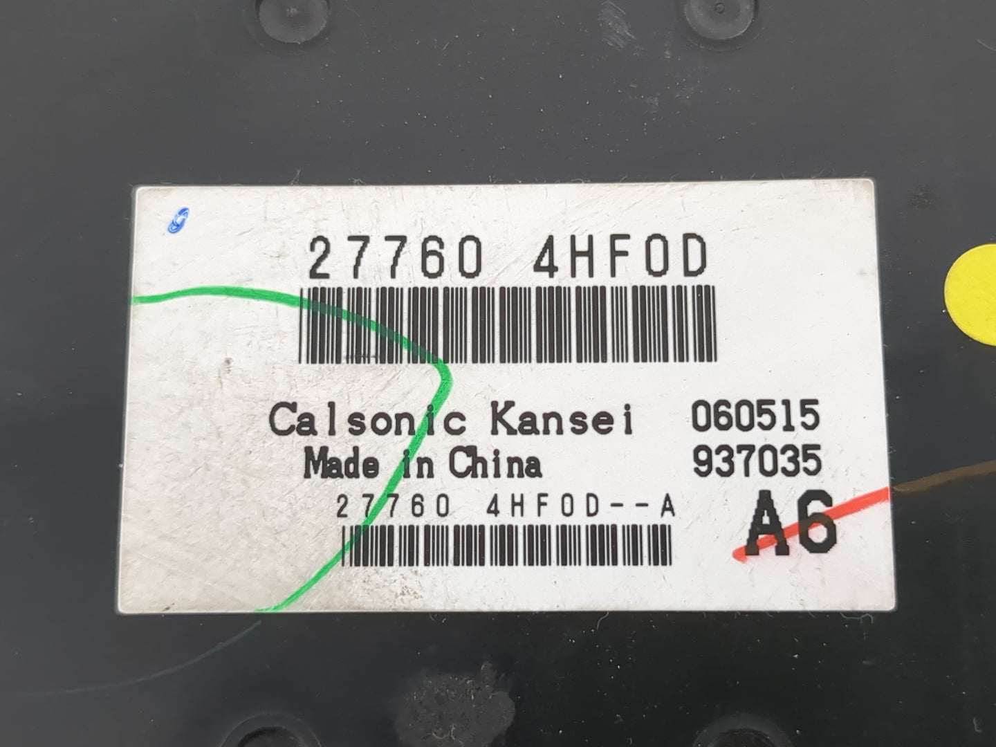 2015 Infiniti Q50 Radio AM FM Cd Player Receiver Replacement P/N:27760 4HF0D Fits OEM Used Auto Parts - Oemusedautoparts1.co