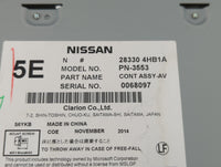 2014-2018 Infiniti Q50 Radio AM FM Cd Player Receiver Replacement P/N:28330 4HB1A Fits Fits 2014 2015 2016 2017 2018 OEM Use