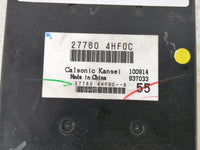 2014-2015 Infiniti Q50 Radio AM FM Cd Player Receiver Replacement P/N:27760-4HF0C Fits Fits 2014 2015 OEM Used Auto Parts - 