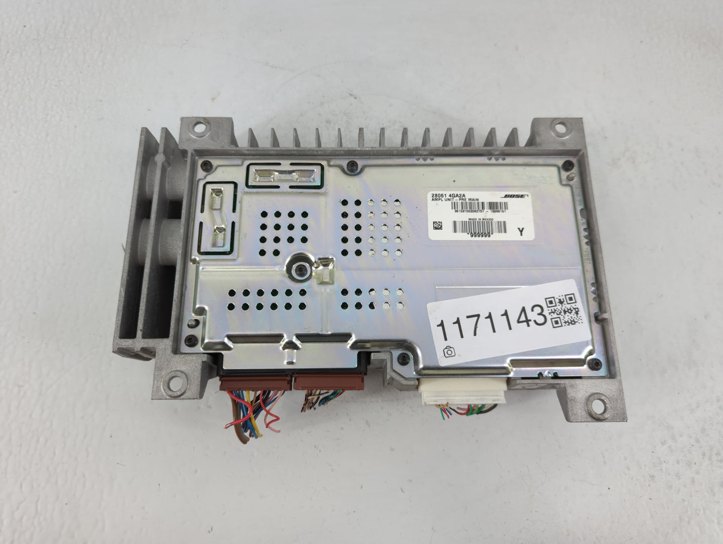 2014-2015 Infiniti Q50 Radio AM FM Cd Player Receiver Replacement P/N:28061 4GA2A Fits Fits 2014 2015 OEM Used Auto Parts - 