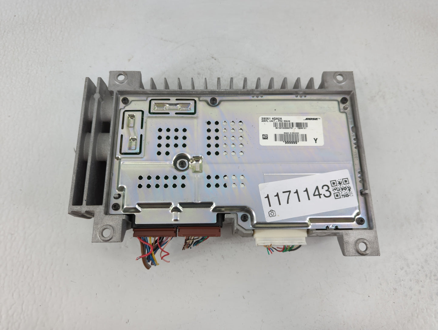 2014-2015 Infiniti Q50 Radio AM FM Cd Player Receiver Replacement P/N:28061 4GA2A Fits Fits 2014 2015 OEM Used Auto Parts - 