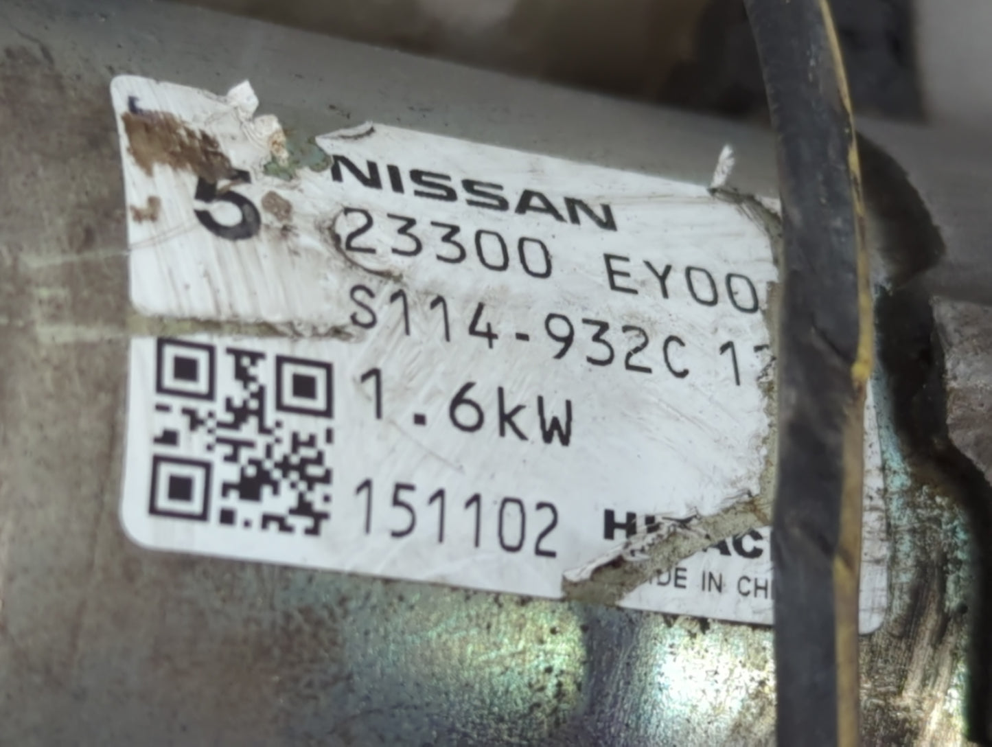 2014-2020 Infiniti Q50 Car Starter Motor Solenoid OEM P/N:23300 EY00 S114-932 Fits OEM Used Auto Parts - Oemusedautoparts1.c