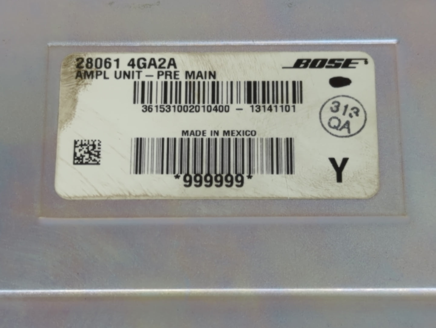 2014-2015 Infiniti Q50 Radio Speaker Amplifier 28061 4ga2a - Oemusedautoparts1.com