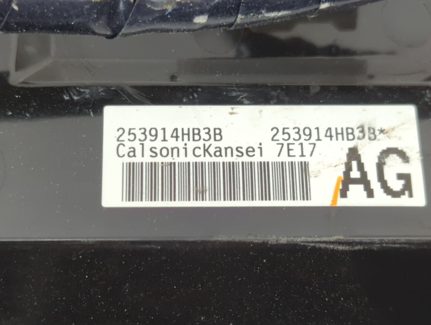 2015 Infiniti Q50 Climate Control Module Temperature AC/Heater Replacement P/N:253914HB3B Fits OEM Used Auto Parts - Oemused