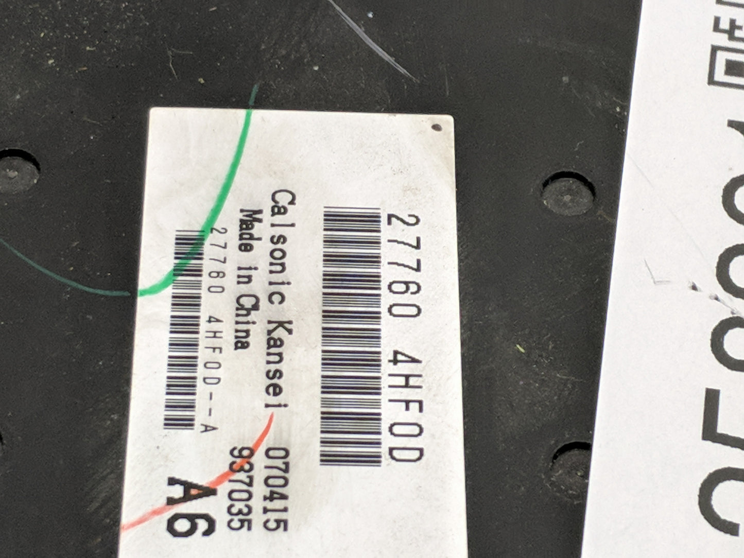 2015 Infiniti Q50 Radio AM FM Cd Player Receiver Replacement P/N:27760 4HF0D Fits OEM Used Auto Parts - Oemusedautoparts1.co