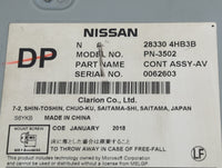 2015-2019 Infiniti Q50 Radio AM FM Cd Player Receiver Replacement P/N:28330 4HB3B 28330 4HB3A Fits OEM Used Auto Parts - Oem