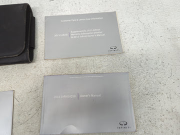 2015 Infiniti Q50 Owners Manual Book Guide P/N:OM15E0-0V37U2 OEM Used Auto Parts
